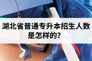 湖北省普通專升本招生人數(shù)是怎樣的？